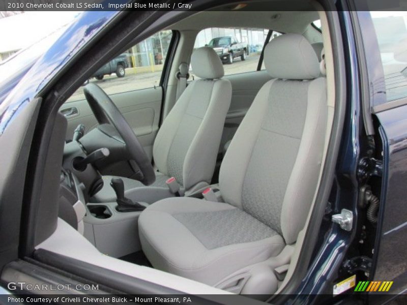 Imperial Blue Metallic / Gray 2010 Chevrolet Cobalt LS Sedan