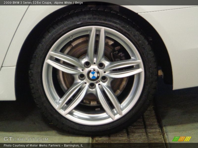 Alpine White / Beige 2009 BMW 3 Series 328xi Coupe