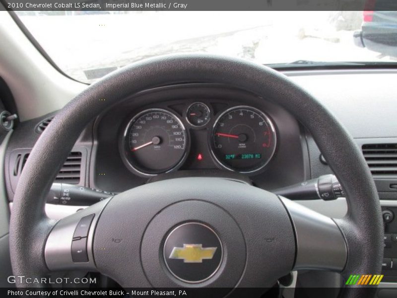 Imperial Blue Metallic / Gray 2010 Chevrolet Cobalt LS Sedan