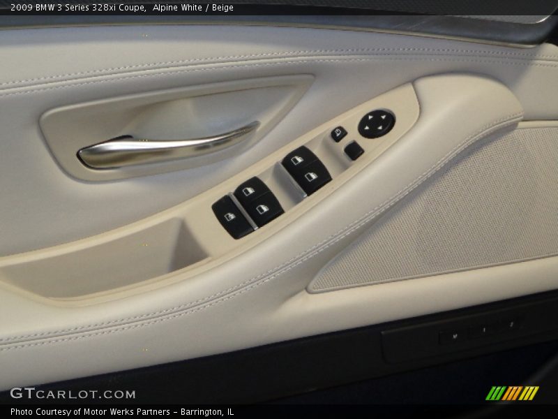 Alpine White / Beige 2009 BMW 3 Series 328xi Coupe