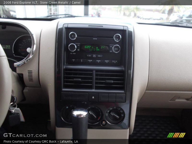 Stone Green Metallic / Camel 2008 Ford Explorer XLT