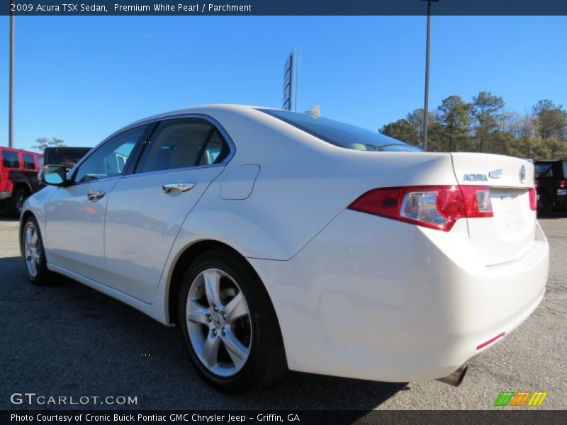 Premium White Pearl / Parchment 2009 Acura TSX Sedan