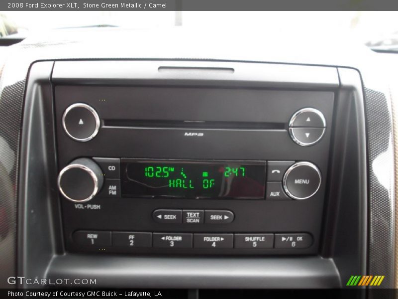 Stone Green Metallic / Camel 2008 Ford Explorer XLT