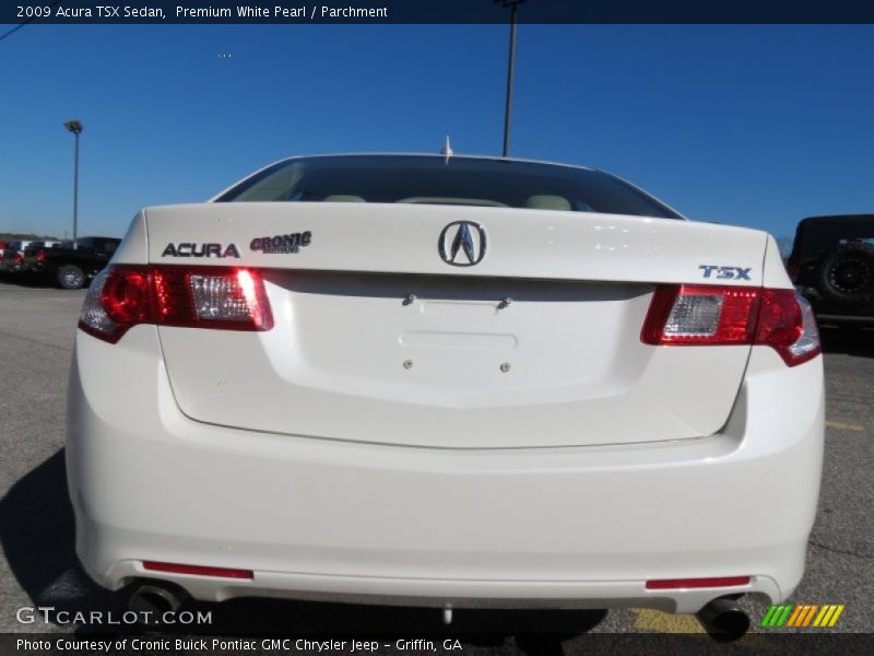 Premium White Pearl / Parchment 2009 Acura TSX Sedan