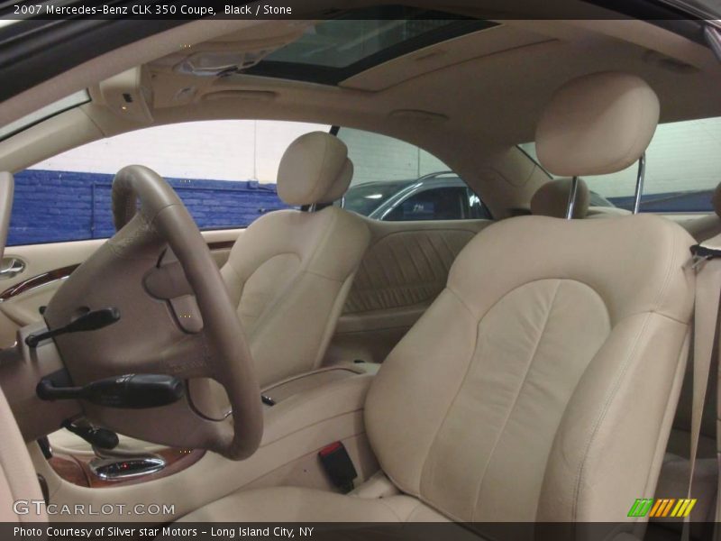 Black / Stone 2007 Mercedes-Benz CLK 350 Coupe