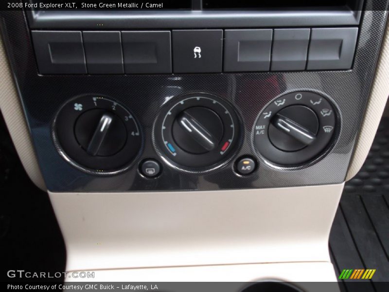 Stone Green Metallic / Camel 2008 Ford Explorer XLT