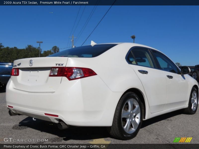 Premium White Pearl / Parchment 2009 Acura TSX Sedan