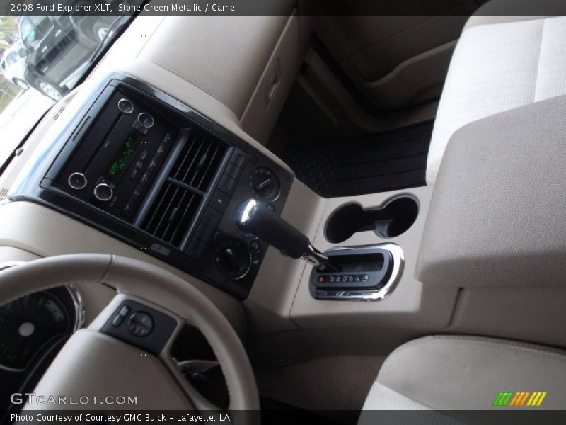 Stone Green Metallic / Camel 2008 Ford Explorer XLT