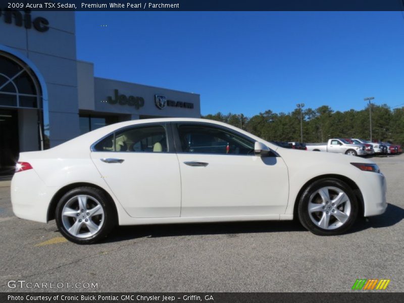 Premium White Pearl / Parchment 2009 Acura TSX Sedan
