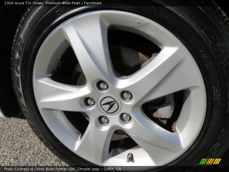 Premium White Pearl / Parchment 2009 Acura TSX Sedan