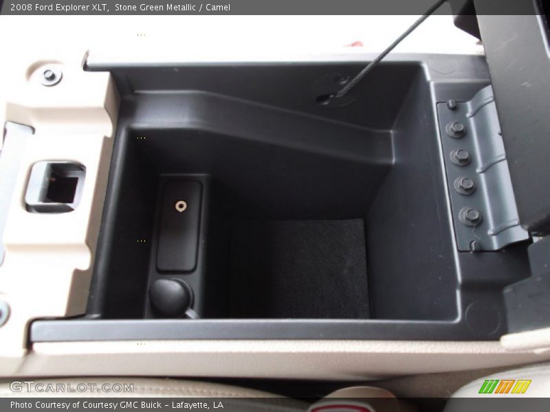 Stone Green Metallic / Camel 2008 Ford Explorer XLT