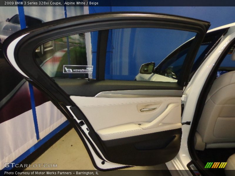 Alpine White / Beige 2009 BMW 3 Series 328xi Coupe