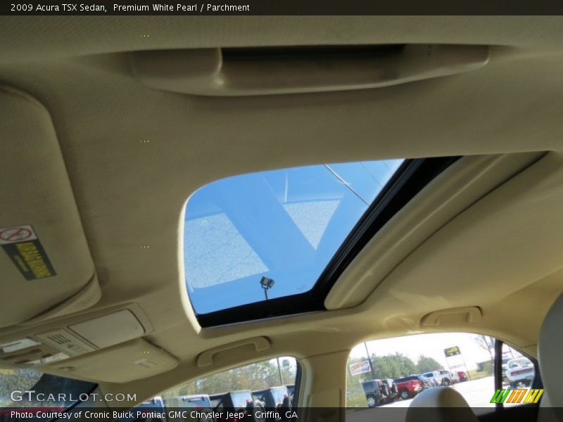 Premium White Pearl / Parchment 2009 Acura TSX Sedan