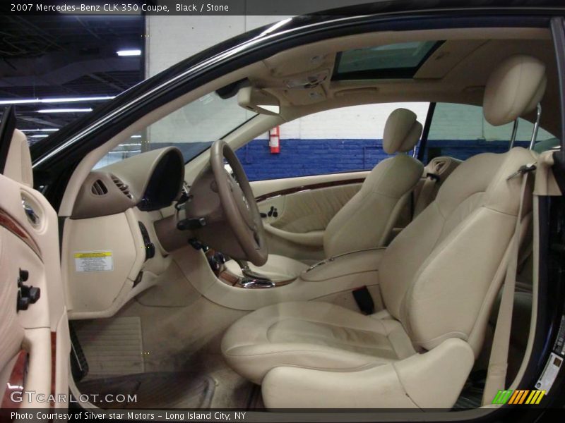 Black / Stone 2007 Mercedes-Benz CLK 350 Coupe