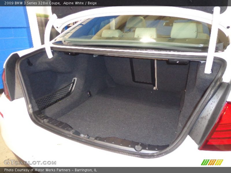 Alpine White / Beige 2009 BMW 3 Series 328xi Coupe