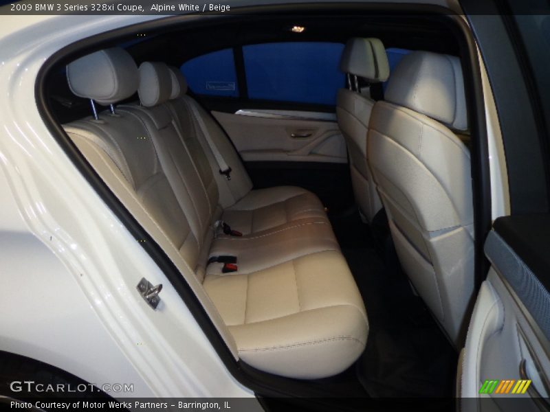 Alpine White / Beige 2009 BMW 3 Series 328xi Coupe