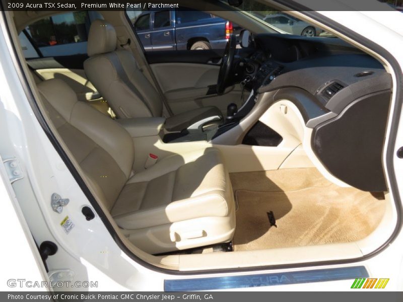 Premium White Pearl / Parchment 2009 Acura TSX Sedan