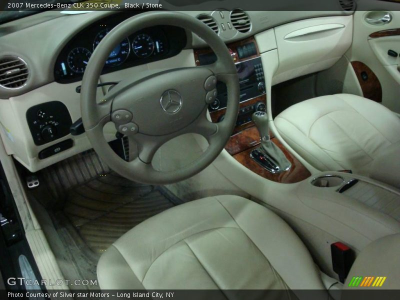 Black / Stone 2007 Mercedes-Benz CLK 350 Coupe