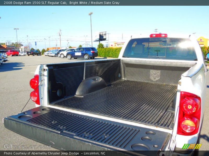 Bright White / Medium Slate Gray 2008 Dodge Ram 1500 SLT Regular Cab