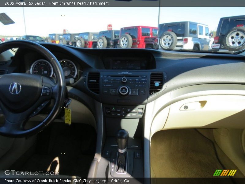 Premium White Pearl / Parchment 2009 Acura TSX Sedan