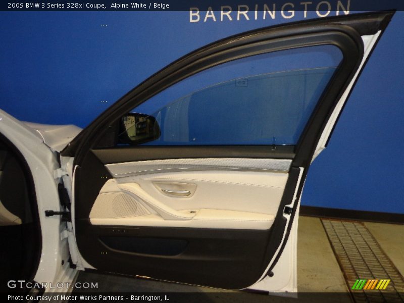 Alpine White / Beige 2009 BMW 3 Series 328xi Coupe