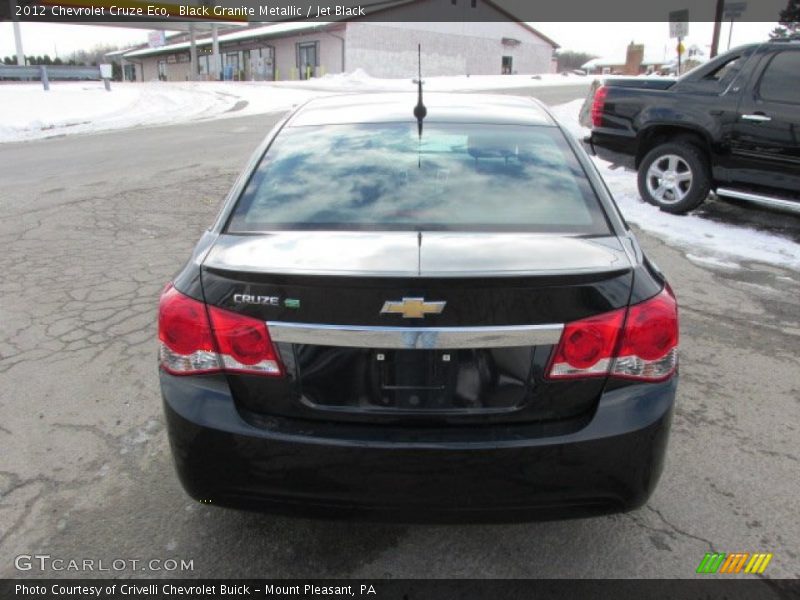 Black Granite Metallic / Jet Black 2012 Chevrolet Cruze Eco