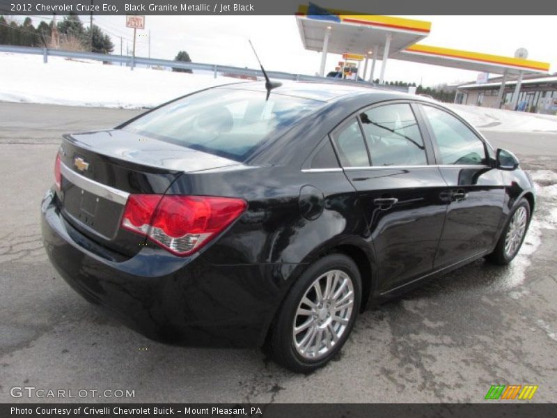 Black Granite Metallic / Jet Black 2012 Chevrolet Cruze Eco