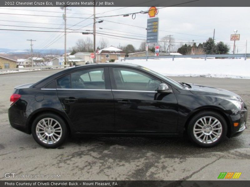 Black Granite Metallic / Jet Black 2012 Chevrolet Cruze Eco