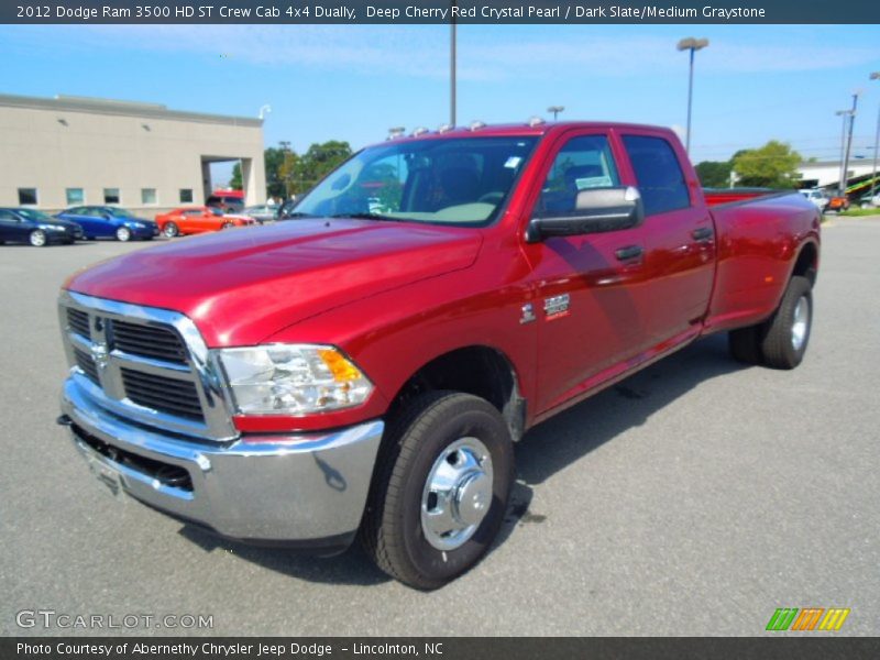 Front 3/4 View of 2012 Ram 3500 HD ST Crew Cab 4x4 Dually