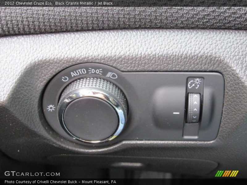 Controls of 2012 Cruze Eco