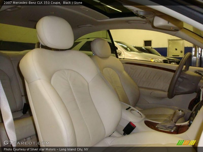Black / Stone 2007 Mercedes-Benz CLK 350 Coupe