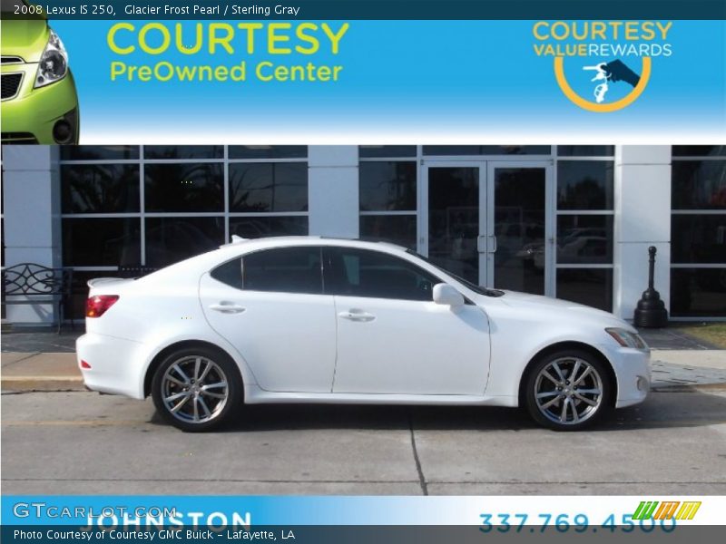 Glacier Frost Pearl / Sterling Gray 2008 Lexus IS 250