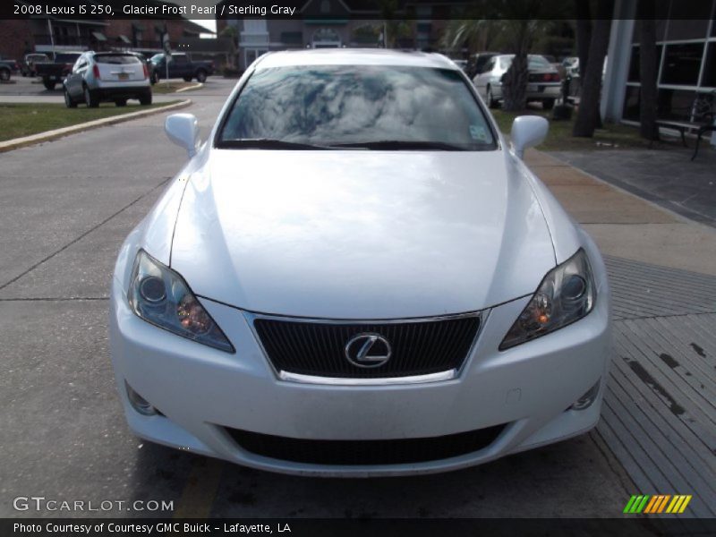 Glacier Frost Pearl / Sterling Gray 2008 Lexus IS 250