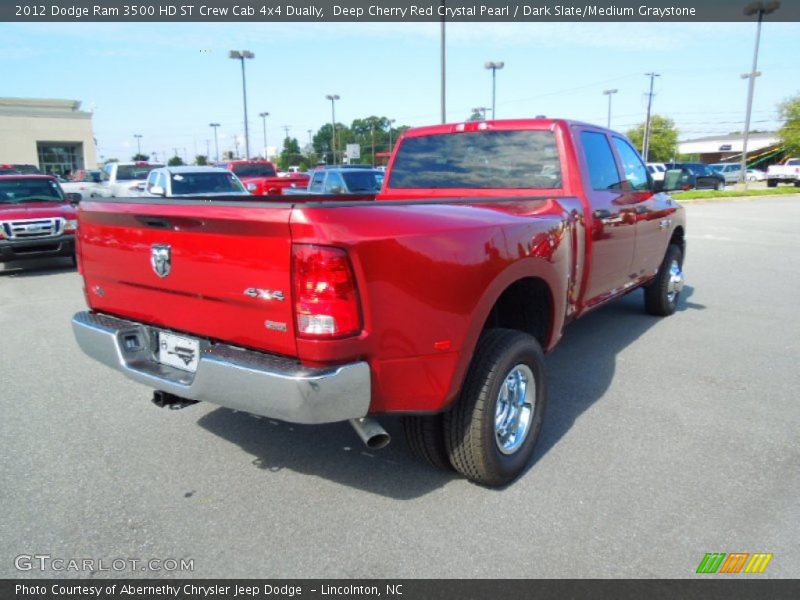 Deep Cherry Red Crystal Pearl / Dark Slate/Medium Graystone 2012 Dodge Ram 3500 HD ST Crew Cab 4x4 Dually