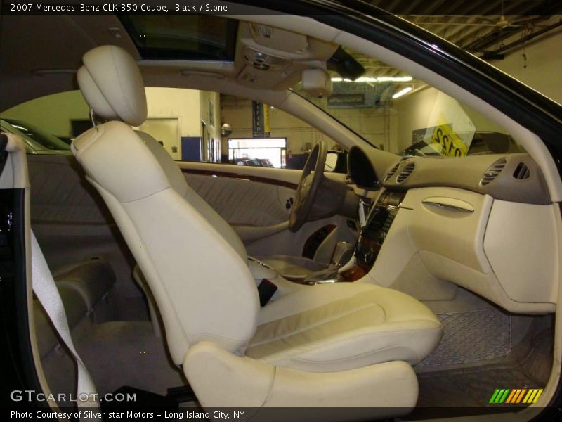 Black / Stone 2007 Mercedes-Benz CLK 350 Coupe