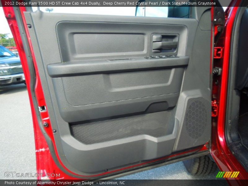 Deep Cherry Red Crystal Pearl / Dark Slate/Medium Graystone 2012 Dodge Ram 3500 HD ST Crew Cab 4x4 Dually