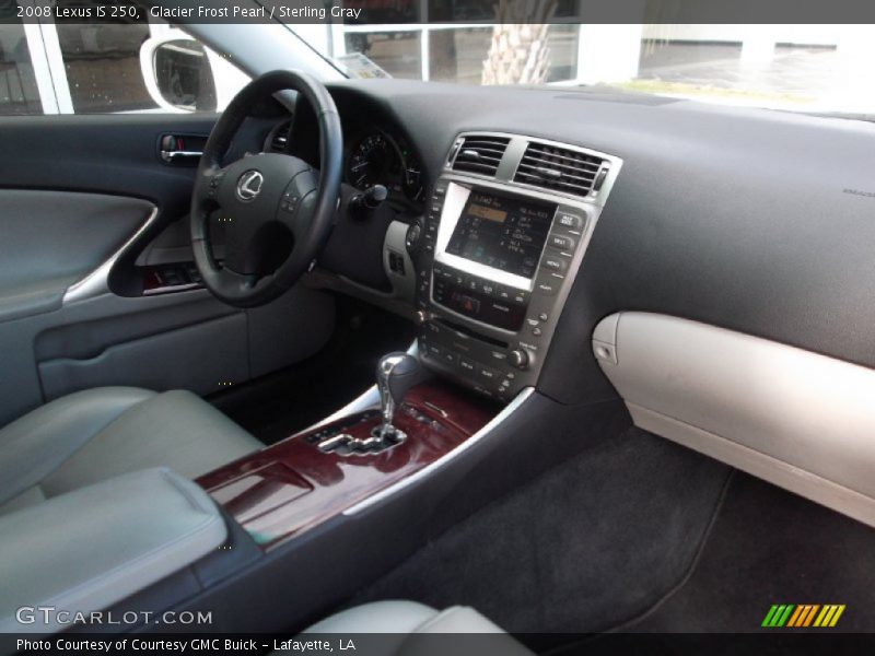 Glacier Frost Pearl / Sterling Gray 2008 Lexus IS 250
