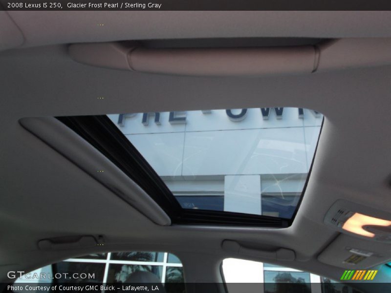 Glacier Frost Pearl / Sterling Gray 2008 Lexus IS 250