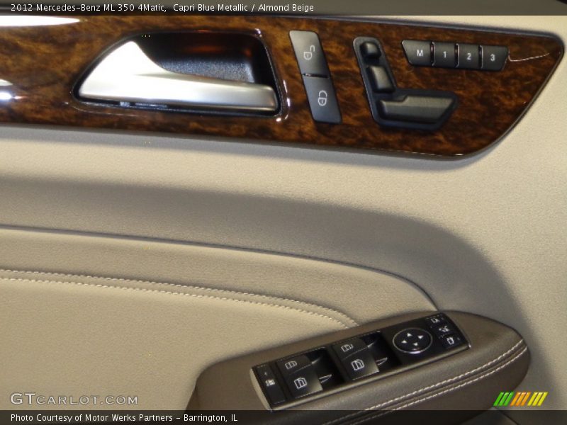 Capri Blue Metallic / Almond Beige 2012 Mercedes-Benz ML 350 4Matic