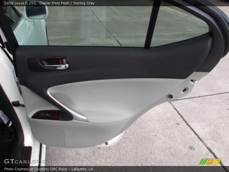 Glacier Frost Pearl / Sterling Gray 2008 Lexus IS 250