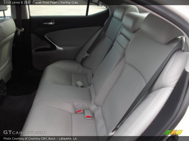 Glacier Frost Pearl / Sterling Gray 2008 Lexus IS 250