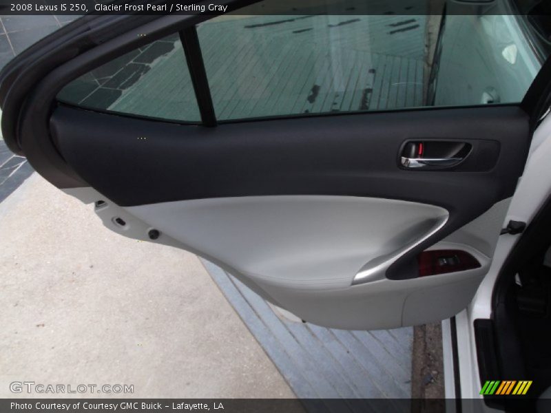 Glacier Frost Pearl / Sterling Gray 2008 Lexus IS 250