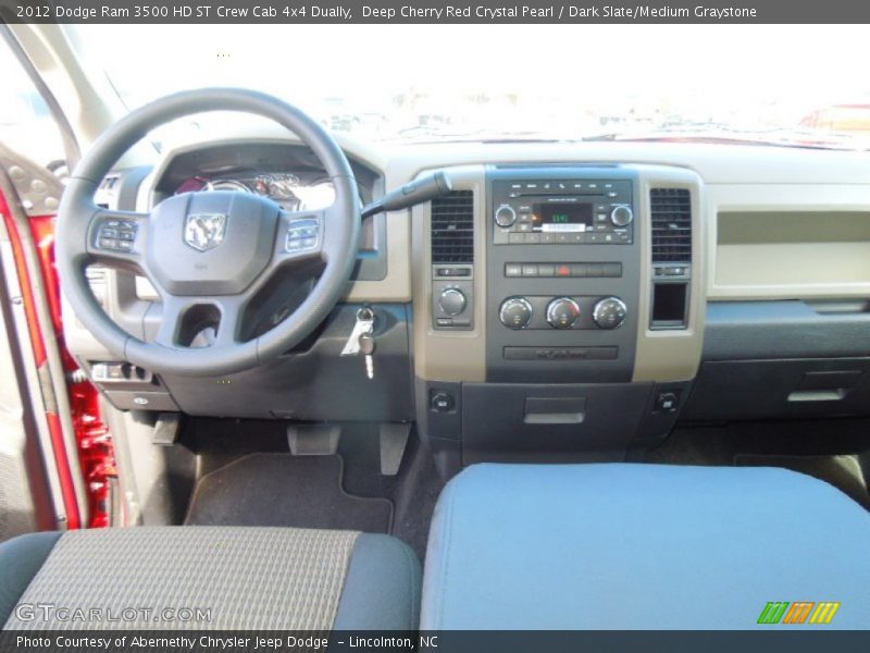 Deep Cherry Red Crystal Pearl / Dark Slate/Medium Graystone 2012 Dodge Ram 3500 HD ST Crew Cab 4x4 Dually
