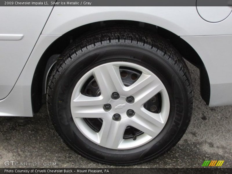 Silver Ice Metallic / Gray 2009 Chevrolet Impala LS