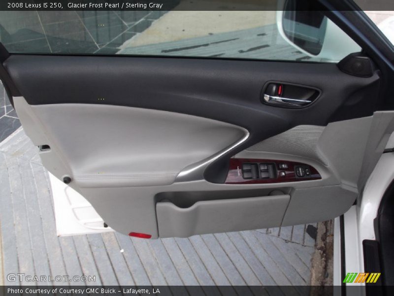 Glacier Frost Pearl / Sterling Gray 2008 Lexus IS 250