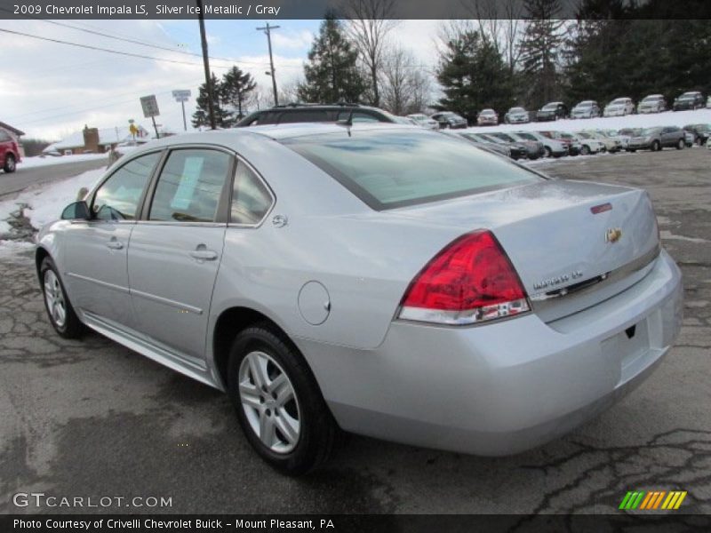 Silver Ice Metallic / Gray 2009 Chevrolet Impala LS