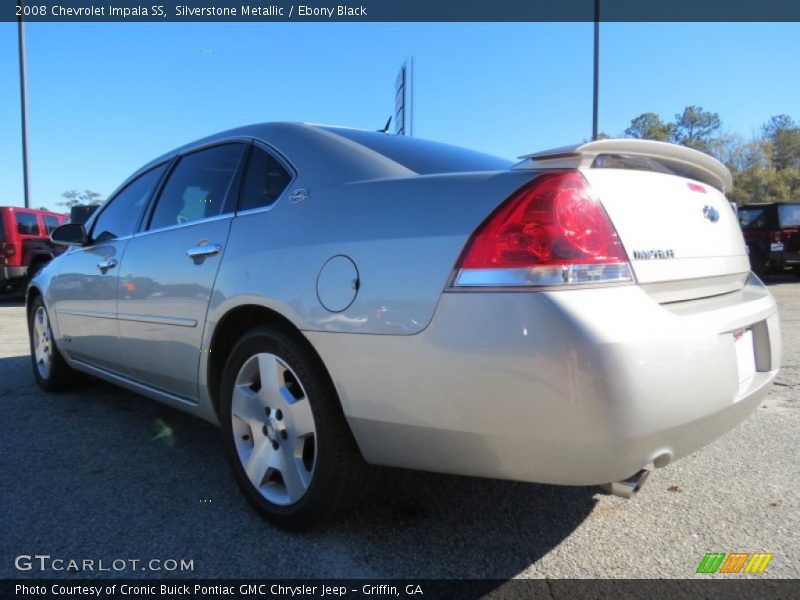 Silverstone Metallic / Ebony Black 2008 Chevrolet Impala SS