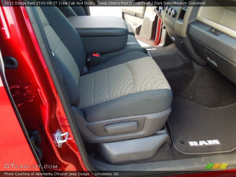 Deep Cherry Red Crystal Pearl / Dark Slate/Medium Graystone 2012 Dodge Ram 3500 HD ST Crew Cab 4x4 Dually
