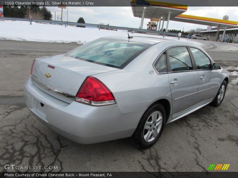 Silver Ice Metallic / Gray 2009 Chevrolet Impala LS