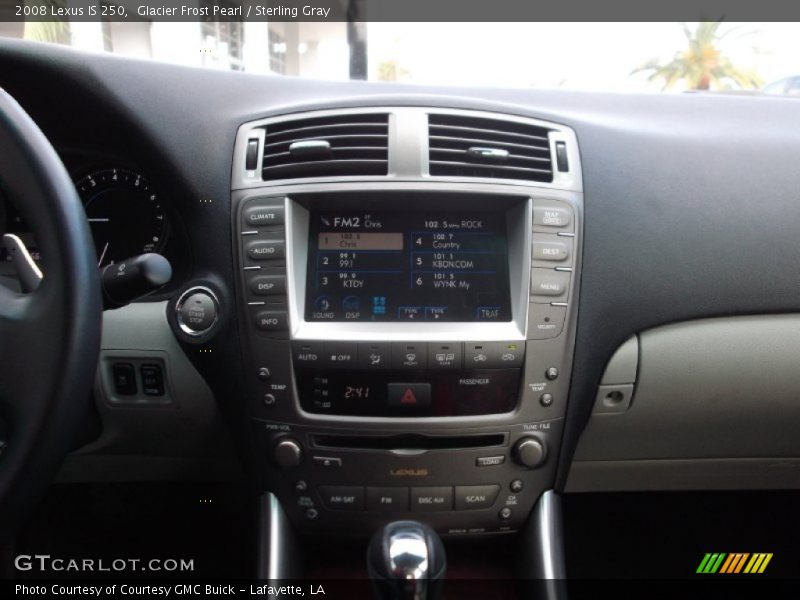 Glacier Frost Pearl / Sterling Gray 2008 Lexus IS 250